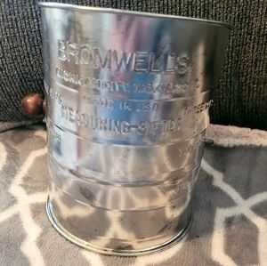Bromwell's Silver Measuring Sifter